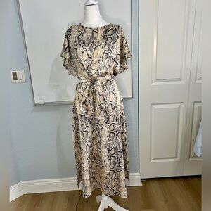 Two Piece Cutout Dress Muche Muchette M/L. Animal Print